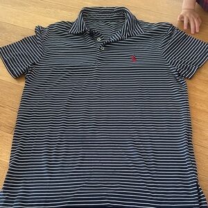 Polo by Ralph Lauren Navy and White Striped Shirt